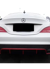 Carbonado CFRP RZS Style Rear Diffuser Mercedes Benz CLA Sport | CLA45 AMG W117 2014-2016                                     - CF3201RZR.RD - Image 7