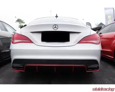 Carbonado CFRP RZS Style Rear Diffuser Mercedes Benz CLA Sport | CLA45 AMG W117 2014-2016 - CF3201RZR.RD