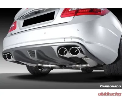 Carbonado CFRP PA Style Rear Lip Mercedes Benz E Class Sport W207 Coupe 2010-2013 - CF3202PA.RD