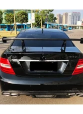 Carbonado Carbon Fiber Trunk Spoiler for Mercedes Benz C63 AMG C Class Coupe W204 2012-2014                                     - CF3204BK.W - Image 13