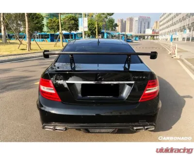 Carbonado Carbon Fiber Trunk Spoiler for Mercedes Benz C63 AMG C Class Coupe W204 2012-2014 - CF3204BK.W