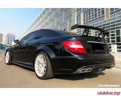 Carbonado Carbon Fiber Trunk Spoiler for Mercedes Benz C63 AMG C Class Coupe W204 2012-2014 - CF3204BK.W