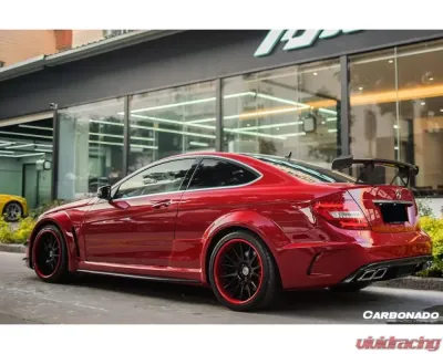 Carbonado Carbon Fiber Trunk Spoiler for Mercedes Benz C63 AMG C Class Coupe W204 2012-2014 - CF3204BK.W