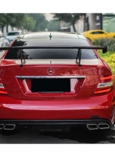 Carbonado Carbon Fiber Trunk Spoiler for Mercedes Benz C63 AMG C Class Coupe W204 2012-2014                                     - CF3204BK.W - Image 16