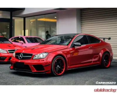 Carbonado Carbon Fiber Trunk Spoiler for Mercedes Benz C63 AMG C Class Coupe W204 2012-2014 - CF3204BK.W