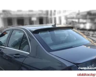 Mercedes Benz Carbonado CFRP BS Style Roof Spoiler W204 C Class C63 AMG 2008-2014 - CF3204BS.RS