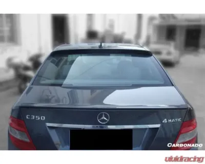 Mercedes Benz Carbonado CFRP BS Style Roof Spoiler W204 C Class C63 AMG 2008-2014 - CF3204BS.RS