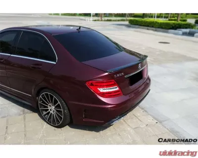 Carbonado CFRP OE Style Trunk Spoiler for Mercedes Benz C Class C63 AMG 2008-2014 - CF3204OE.W