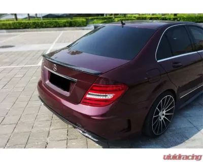 Carbonado CFRP OE Style Trunk Spoiler for Mercedes Benz C Class C63 AMG 2008-2014 - CF3204OE.W