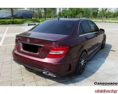 Carbonado CFRP OE Style Trunk Spoiler for Mercedes Benz C Class C63 AMG 2008-2014 - CF3204OE.W