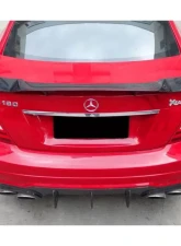 Carbonado CFRP RT Style Trunk Spoiler for Mercedes Benz C Class C63 AMG W204 2008-2014                                     - CF3204RT.TS - Image 11