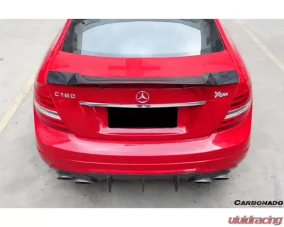 Carbonado CFRP RT Style Trunk Spoiler for Mercedes Benz C Class C63 AMG W204 2008-2014 - CF3204RT.TS