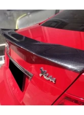 Carbonado CFRP RT Style Trunk Spoiler for Mercedes Benz C Class C63 AMG W204 2008-2014                                     - CF3204RT.TS - Image 7
