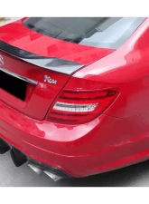Carbonado CFRP RT Style Trunk Spoiler for Mercedes Benz C Class C63 AMG W204 2008-2014                                     - CF3204RT.TS - Image 9