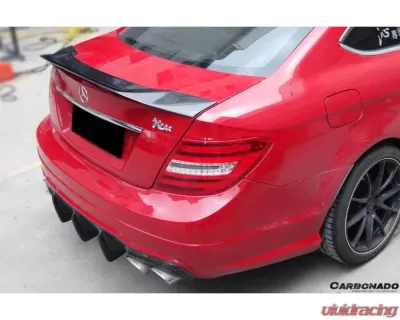Carbonado CFRP RT Style Trunk Spoiler for Mercedes Benz C Class C63 AMG W204 2008-2014 - CF3204RT.TS