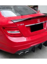 Carbonado CFRP RT Style Trunk Spoiler for Mercedes Benz C Class C63 AMG W204 2008-2014                                     - CF3204RT.TS - Image 10
