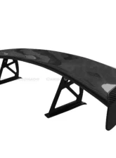 Carbonado Carbon Fiber Trunk Spoiler for Mercedes Benz C Class C63 AMG 2008-2014 Black                                     - CF3205BLK.W - Image 2