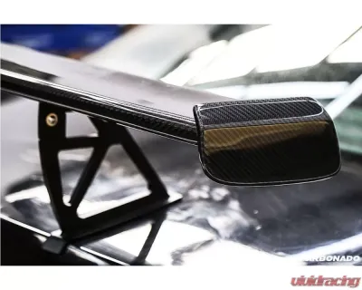 Carbonado Carbon Fiber Trunk Spoiler for Mercedes Benz C Class C63 AMG 2008-2014 Black - CF3205BLK.W