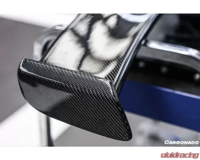 Carbonado Carbon Fiber Trunk Spoiler for Mercedes Benz C Class C63 AMG 2008-2014 Black - CF3205BLK.W