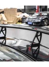 Carbonado Carbon Fiber Trunk Spoiler for Mercedes Benz C Class C63 AMG 2008-2014 Black                                     - CF3205BLK.W - Image 13