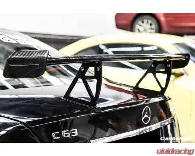 Carbonado Carbon Fiber Trunk Spoiler for Mercedes Benz C Class C63 AMG 2008-2014 Black - CF3205BLK.W