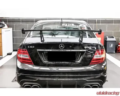 Carbonado Carbon Fiber Trunk Spoiler for Mercedes Benz C Class C63 AMG 2008-2014 Black - CF3205BLK.W