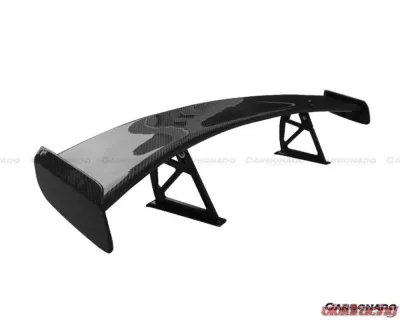 Carbonado Carbon Fiber Trunk Spoiler for Mercedes Benz C Class C63 AMG 2008-2014 Black - CF3205BLK.W
