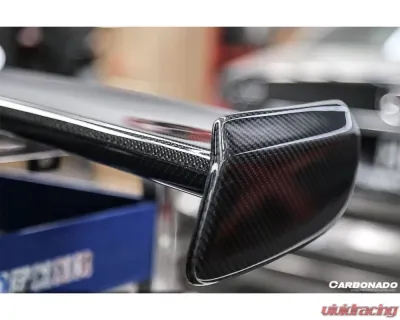 Carbonado Carbon Fiber Trunk Spoiler for Mercedes Benz C Class C63 AMG 2008-2014 Black - CF3205BLK.W