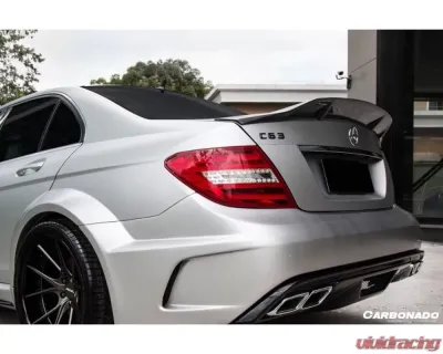 Carbonado CFRP RT Style Trunk Spoiler for Mercedes Benz C Class C63 AMG 2008-2014 - CF3205RT.TS