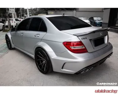 Carbonado CFRP RT Style Trunk Spoiler for Mercedes Benz C Class C63 AMG 2008-2014 - CF3205RT.TS
