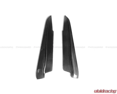 Carbonado CFRP ET Style Rear Bumper Splitter Caps BMW M3 E90 | E92 | E93 2008-2012 - CF3221ES.CA