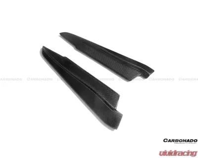 Carbonado CFRP ET Style Rear Bumper Splitter Caps BMW M3 E90 | E92 | E93 2008-2012 - CF3221ES.CA