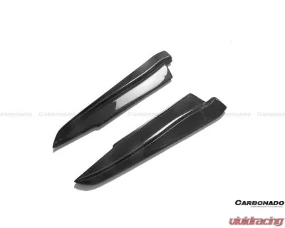 Carbonado CFRP ET Style Rear Bumper Splitter Caps BMW M3 E90 | E92 | E93 2008-2012 - CF3221ES.CA
