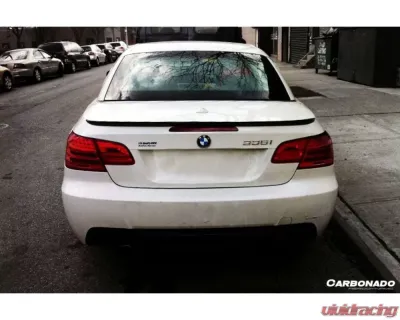 Carbonado CFRP Trunk Spoiler for BMW 3 Series M3 E93 2008-2012, Carbon Fiber Finish - CF3222M3.S