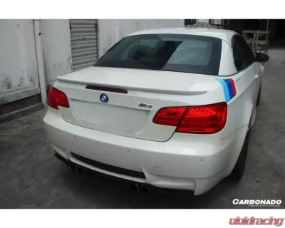 Carbonado CFRP Trunk Spoiler for BMW 3 Series M3 E93 2008-2012, Carbon Fiber Finish - CF3222M3.S