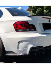 Carbonado CFRP RZ Style Rear Bumper Caps BMW 1M E82 | E88 2008-2013                                     - CF3225RZ.C - Image 4