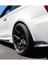 Carbonado CFRP RZ Style Rear Bumper Caps BMW 1M E82 | E88 2008-2013                                     - CF3225RZ.C - Image 5