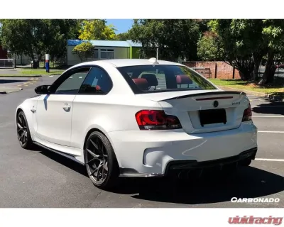 Carbonado CFRP RZ Style Rear Bumper Caps BMW 1M E82 | E88 2008-2013 - CF3225RZ.C