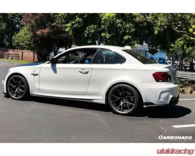 Carbonado CFRP RZ Style Rear Bumper Caps BMW 1M E82 | E88 2008-2013 - CF3225RZ.C