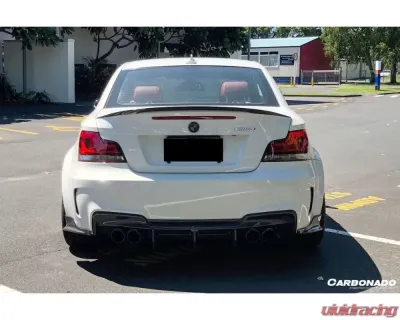 Carbonado FGCF RZ Style Rear Lip BMW 1M E82 | E88 2008-2013 - FGCF3225RZ.RL
