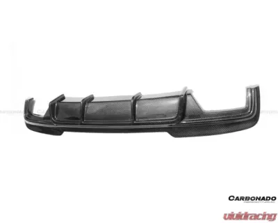 Carbonado CFRP VRS Style Rear Lip - MT Rear Bumper Only BMW F10 5 Series 2011-2016 - CF3228VRS.RL