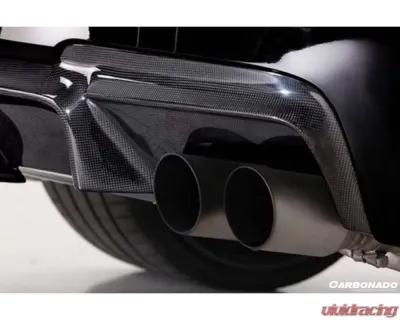 Carbonado CFRP VRS Style Rear Lip - MT Rear Bumper Only BMW F10 5 Series 2011-2016 - CF3228VRS.RL