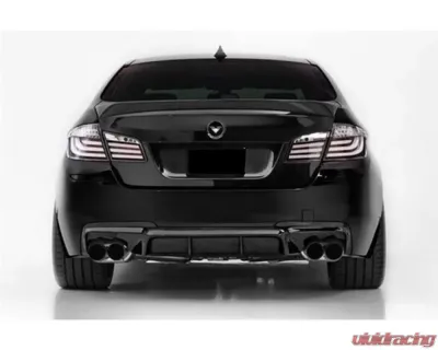 Carbonado CFRP VRS Style Rear Lip - MT Rear Bumper Only BMW F10 5 Series 2011-2016 - CF3228VRS.RL