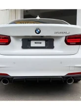 Carbonado CFRP MP Style Dual Exhaust Rear Lip - M-Tech Only BMW 3 Series F30 | F35 2013-2019                                     - CF3229MP.DRL - Image 12