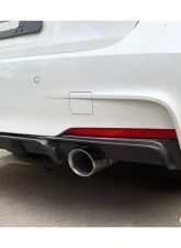 Carbonado CFRP MP Style Dual Exhaust Rear Lip - M-Tech Only BMW 3 Series F30 | F35 2013-2019                                     - CF3229MP.DRL - Image 7