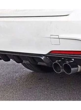 Carbonado CFRP MP Style Qual Exhaust Rear Lip - M-Tech Only BMW 3 Series F30 | F35 2013-2019                                     - CF3229MP.QRL - Image 5