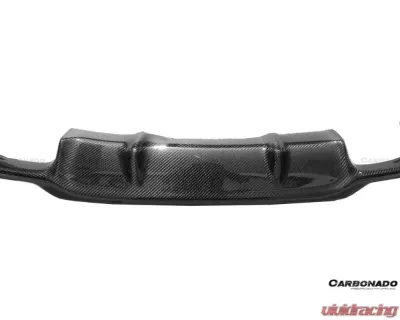 Carbonado CFRP 3D Style Rear Qual Exhaust Diffuser - M-Tech Only BMW 4 Series F32 | F33 | F36 2013-2020 - CF3231D3.QRD