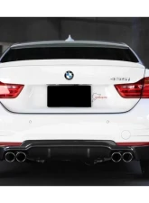 Carbonado CFRP 3D Style Rear Qual Exhaust Diffuser - M-Tech Only BMW 4 Series F32 | F33 | F36 2013-2020                                     - CF3231D3.QRD - Image 6
