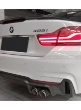 Carbonado CFRP ECC Style Rear Lip - M-Tech Only BMW 4 Series F32 | F33 2013-2020                                     - CF3231ECC.RD - Image 5
