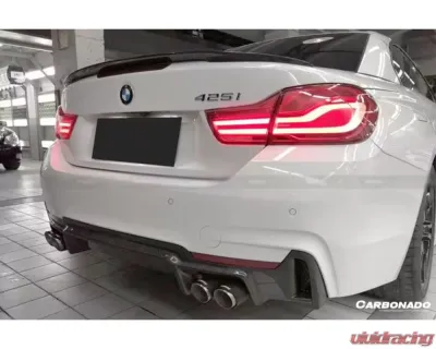Carbonado CFRP ECC Style Rear Lip - M-Tech Only BMW 4 Series F32 | F33 2013-2020 - CF3231ECC.RD